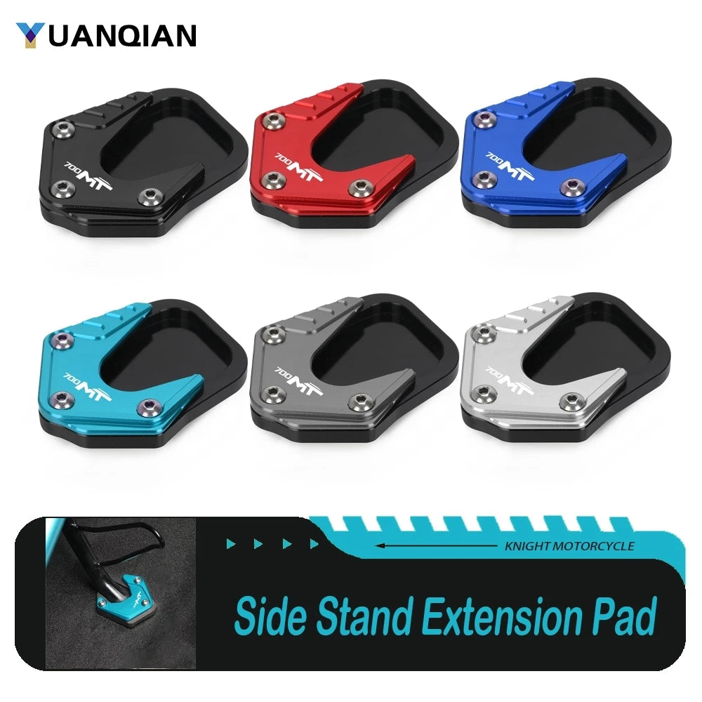 For CFMOTO CF MOTO 700MT 700 MT 700 MT700 2022 2023 2024 Motorcycle Kickstand Foot Side Stand Extension Enlarger Plate Pad Parts