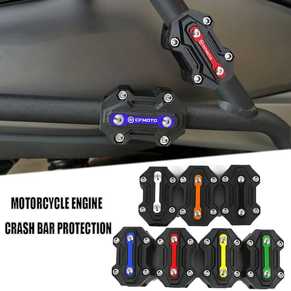 FOR CFMOTO 150 250 300 650 400 NK 400GT CF MOTO 800 MT 650MT 700MT 450 Motorcycle Engine Crash bar Protection Bumper Guard Block