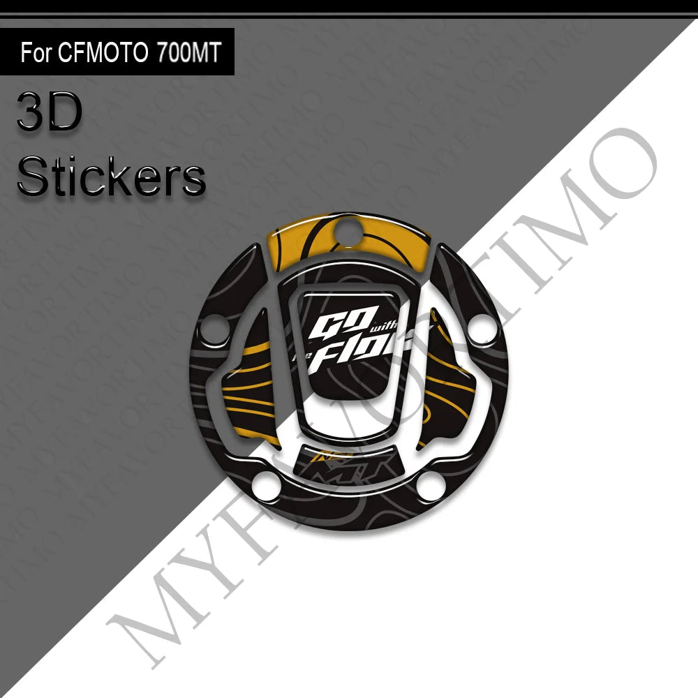 NEW Motorcycle For CFMOTO 700MT Touring Bike Adventure Tank Pad Side Grips Gas Fuel Oil Knee Protector Stickers Decals 700 mt