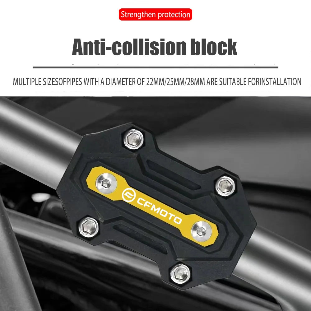 FOR CFMOTO 150 250 300 650 400 NK 400GT CF MOTO 800 MT 650MT 700MT 450 Motorcycle Engine Crash bar Protection Bumper Guard Block