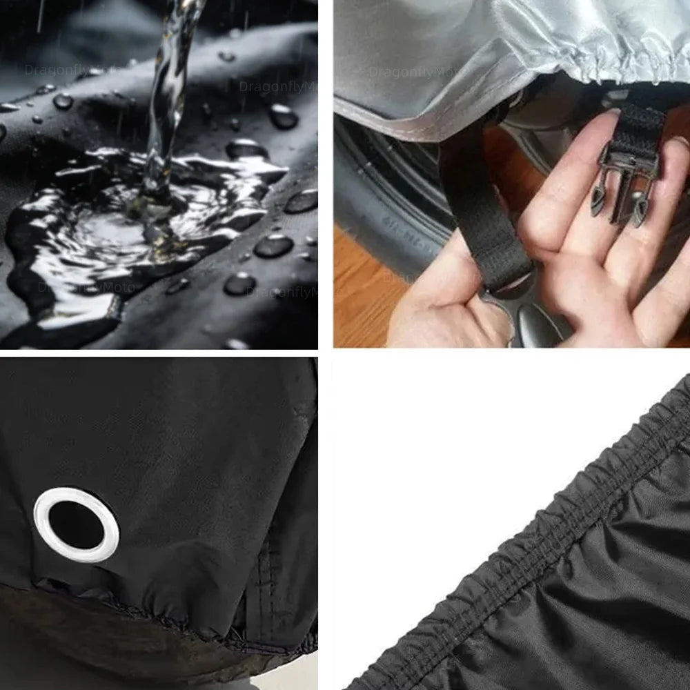 For Cfmoto Cf moto 450Mt 650Mt 700Mt 800Mt 450 700 800 Mt 190T Waterproof Motorcycle Covers Motors Dust Rain Snow UV Protector