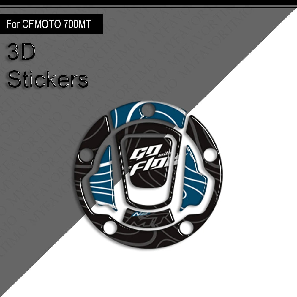 For CFMOTO CF MOTO 700MT 700 MT Touring Bike Adventure ADV Tank Pad Side Grips Gas Fuel Oil Knee Protector Stickers Decals