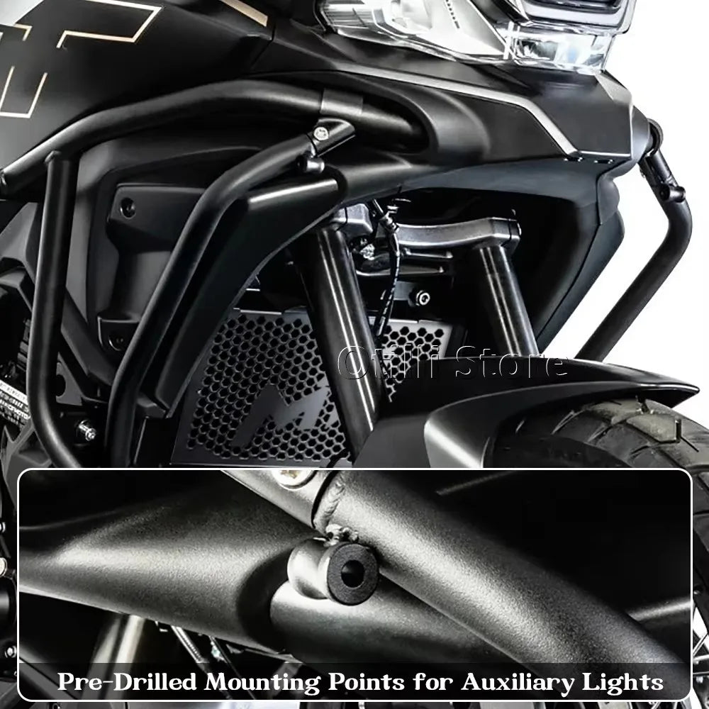 For CFMOTO 700MT 700 MT 2026 Lower Crash Bar Motorcycle Crash Bar Tank Guard Protection Cooler Guard Radiator Grille Guard Cover