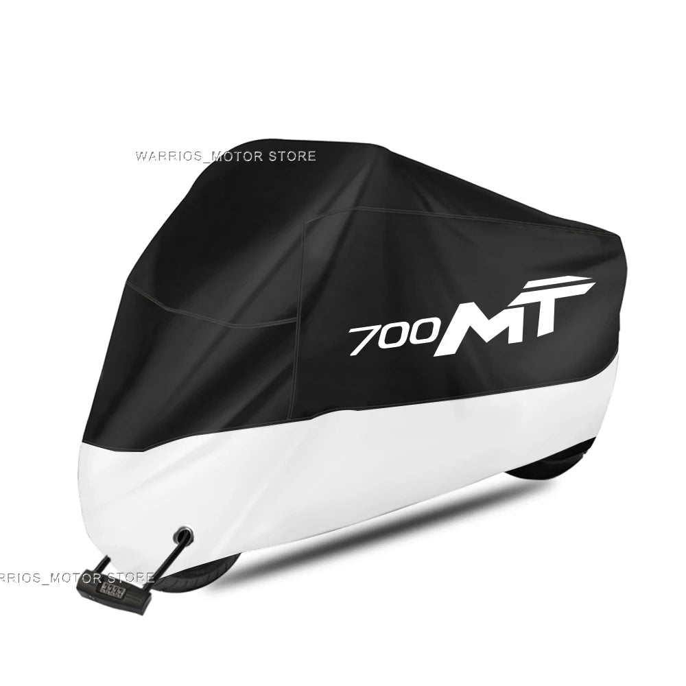 For CFMOTO 700MT Motorcycle Cover UV Protective Dustproof Snowproof Waterproof Outdoors Rain Motorcycle Waterproof Cover