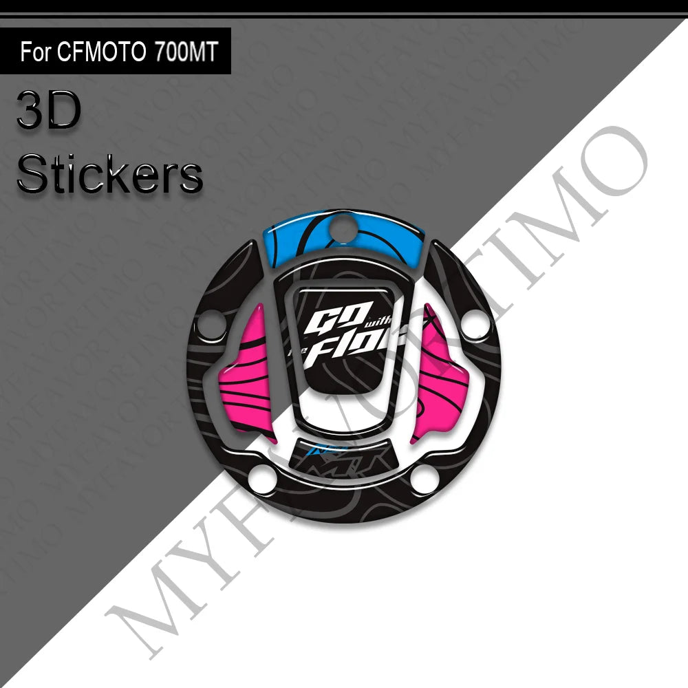 NEW Motorcycle For CFMOTO 700MT Touring Bike Adventure Tank Pad Side Grips Gas Fuel Oil Knee Protector Stickers Decals 700 mt